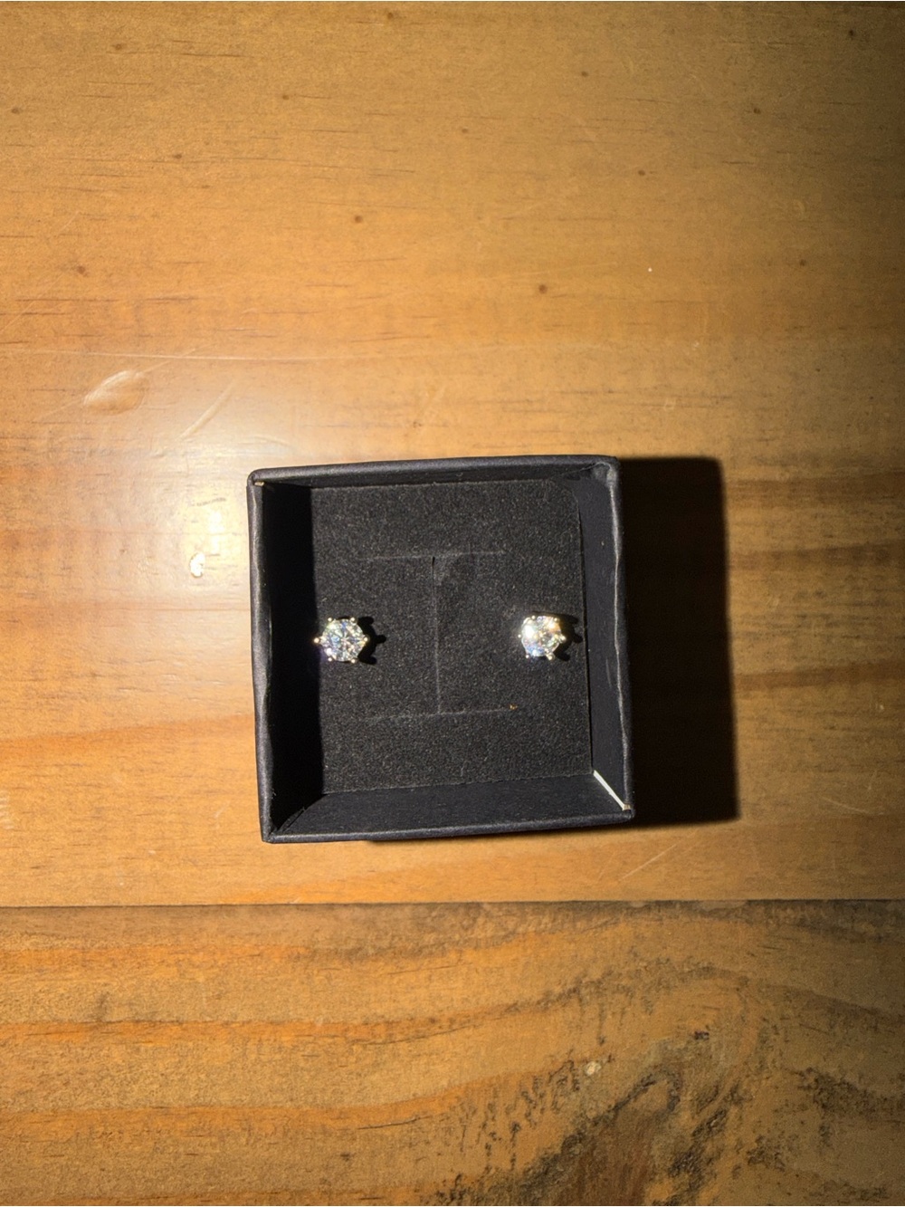 925 Sterling Silver Moissanite Stud Earrings